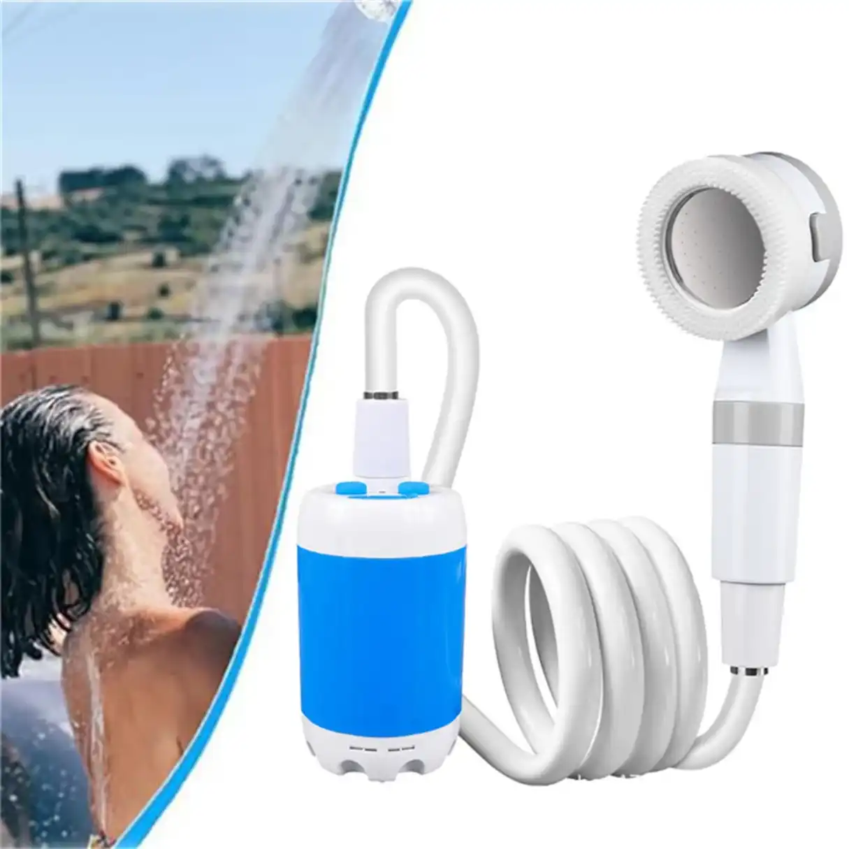 SHOWER PORTABLE CAMPING TRAVELLING - Usage